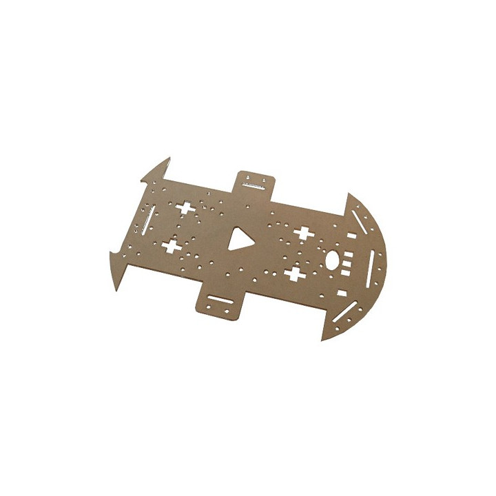 ROBCHASS4 Base plastique pour robot roulant (pour STEM)