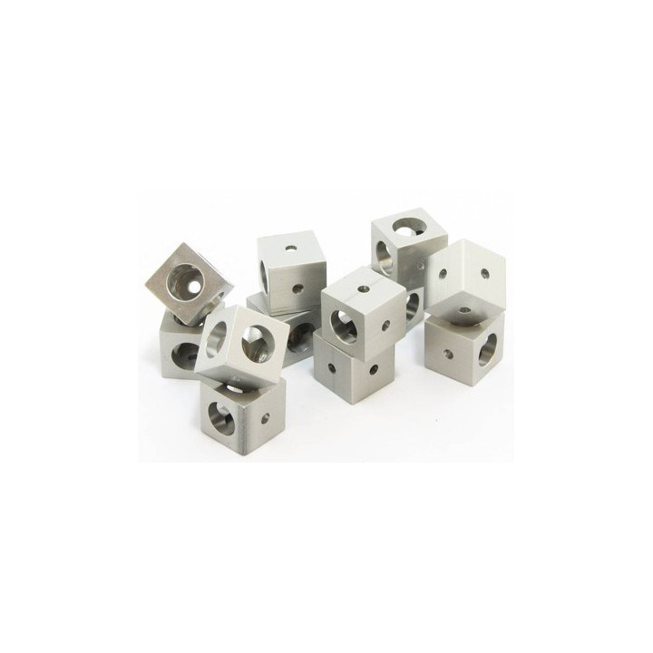 12 cubes d'angle pour profilés OpenBeam (spécial robotique)
