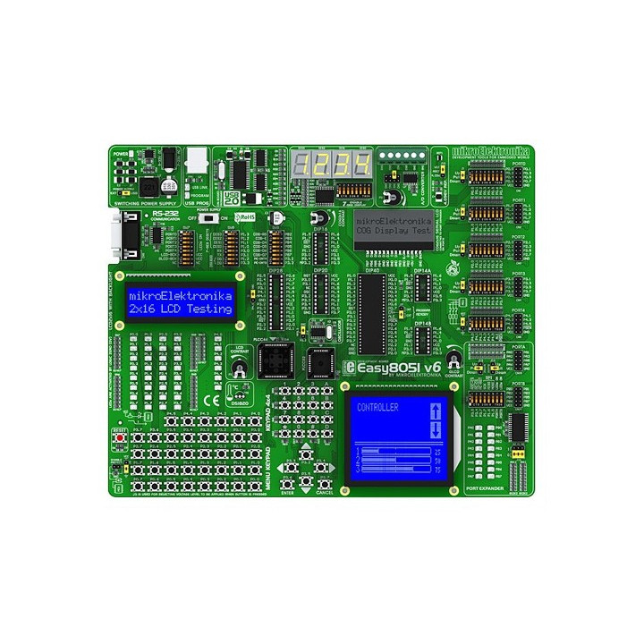 Starter-kit Mikroelektronika "Easy8051V6" base AT89S8253