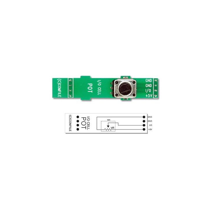 Module potentiomètre "I-O VOLUME" pour arduino et prototypage
