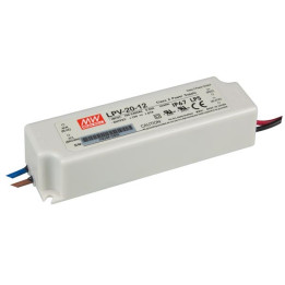 Alimentation à découpage 12V-20W LPV-20-12