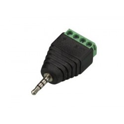 Connecteur jack 2,5mm mâle A/V - 1