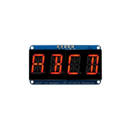 Module afficheur rouge "Quad Alpha"  - 1