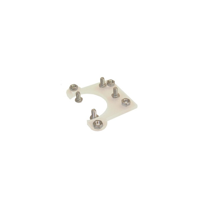 Support Makerbeam plat pour petit moteur pas-à-pas