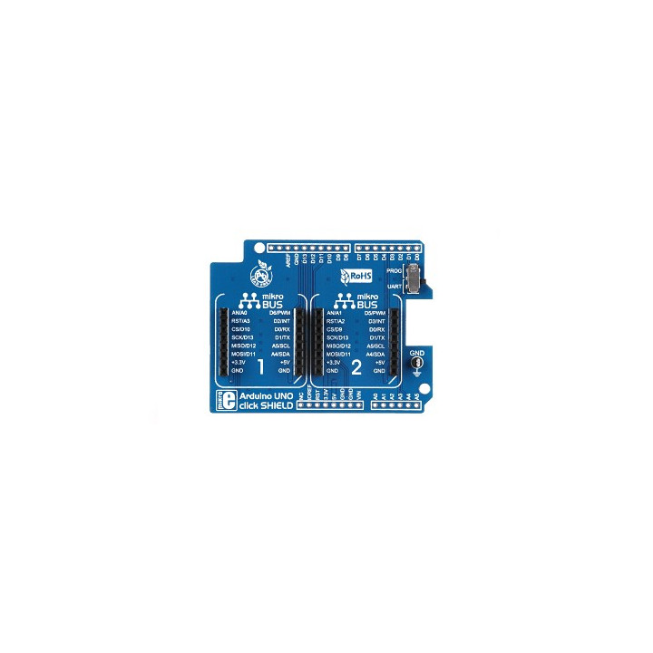 Shield Mikroelektronika Click Board MIKROE-1581 pour arduino Uno
