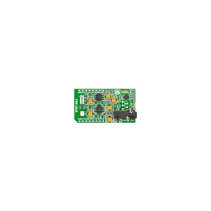 MIKROE-1431 Module FM Click récepteur radio Si4703  bande 76 à 108 MHz