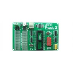 Platine d'expérimentation "dsPIC READY 2" pour dsPIC30F3014