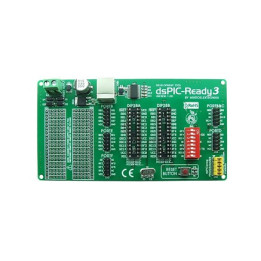 Platine d'expérimentation "dsPIC READY 3" Pour dsPIC30F2010...