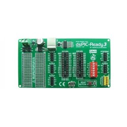 Platine d'expérimentation "dsPIC READY 3" Pour dsPIC30F2010...