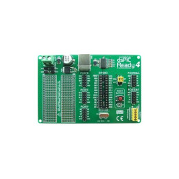 Platine d'expérimentation "dsPIC READY 4" pour dsPIC30F3010 