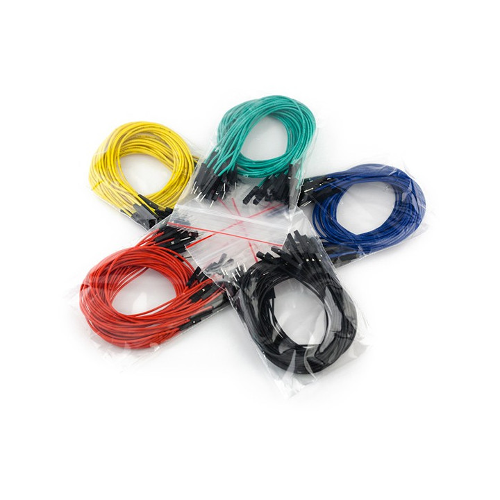Jeu de 100 straps flexibles M-F (30 cm)  - 1