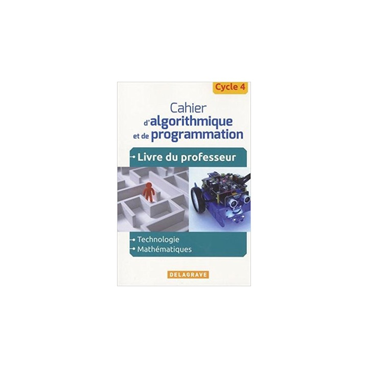 82206101545 Cahier d'algorithmique et de programmation robot mbot
