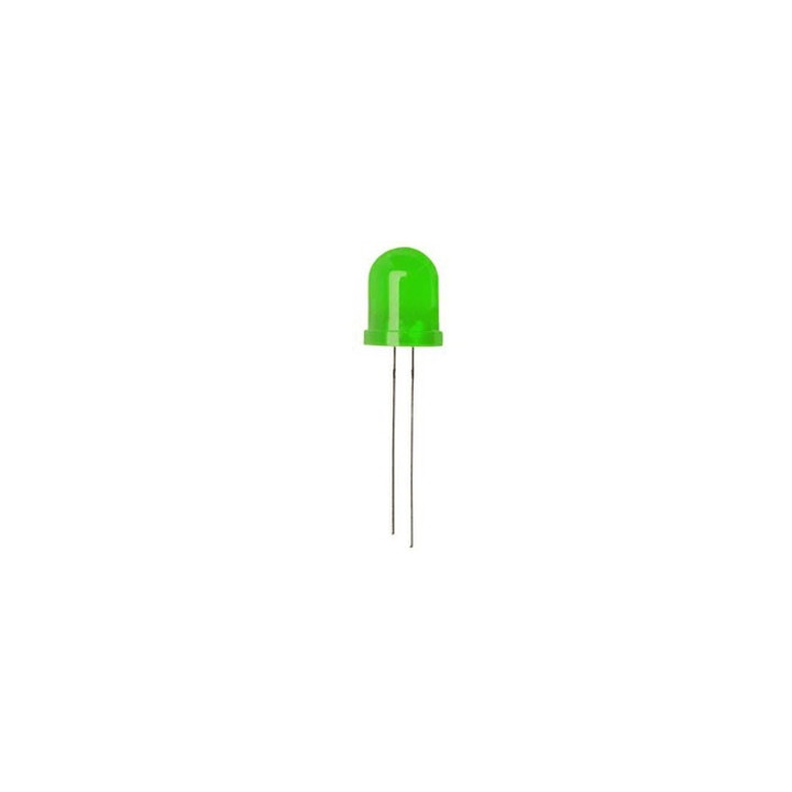 Led verte diffusante 10mm  - 1