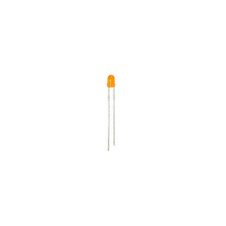 Led standard 3mm - orange diffusant  - 1