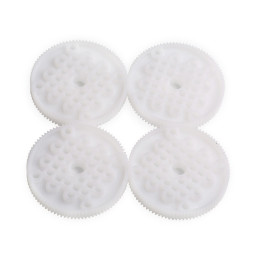 Jeu de 4 pignons plastiques 90 dents