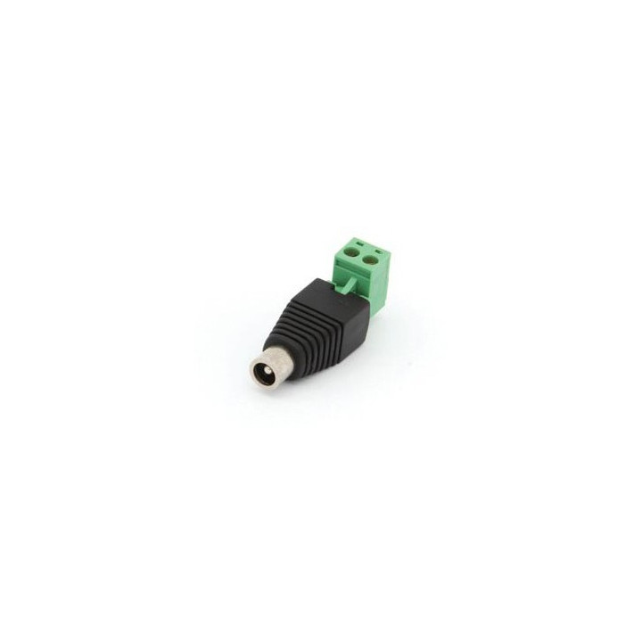 Fiche DC femelle 2,5x5,5 mm (à visser)  - 1