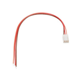 Connecteur femelle avec câble 3 contacts  - 1