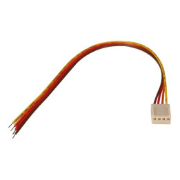 Connecteur femelle avec câble 4 contacts  - 1