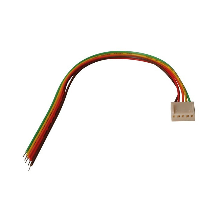 Connecteur femelle avec câble 5 contacts  - 1