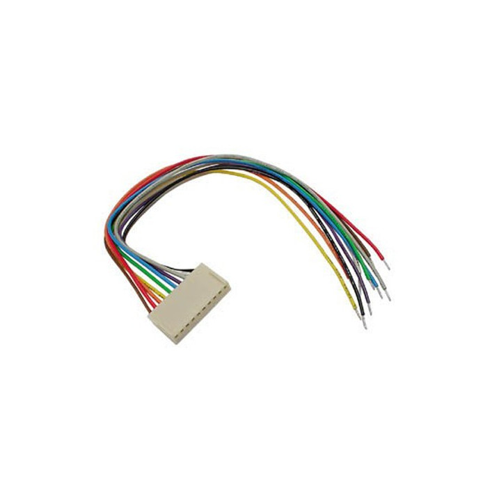 Connecteur femelle avec câble 10 contacts  - 1