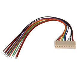 Connecteur femelle avec câble 12 contacts  - 1