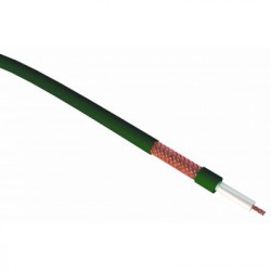 Câble coaxial vert 75 ohms - 6,2 mm
