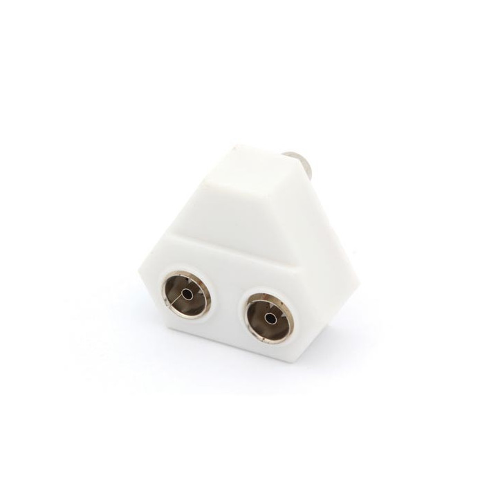 Répartiteur PAL (TV) 1 male vers 2 femelle 9.5mm  - 1