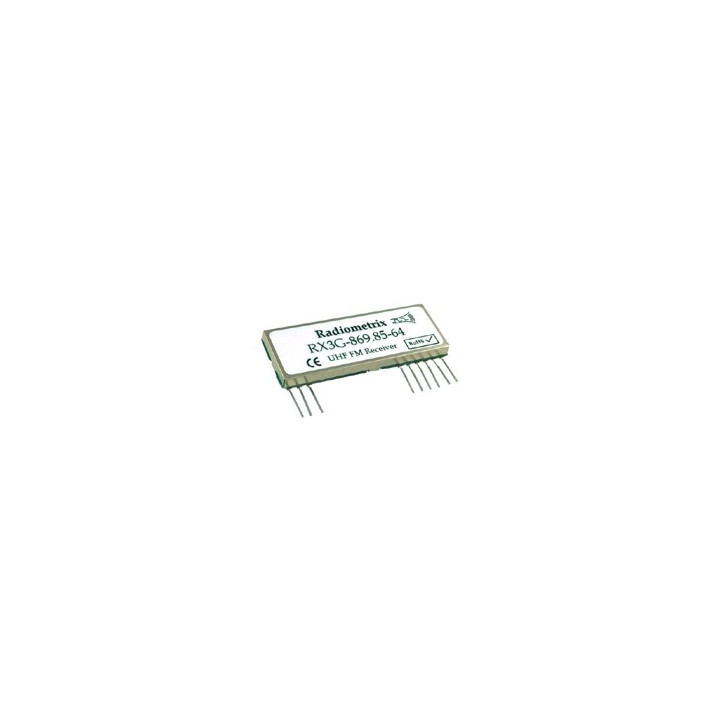 Récepteurs radio 869 MHZ Radiometrix RX3G-869