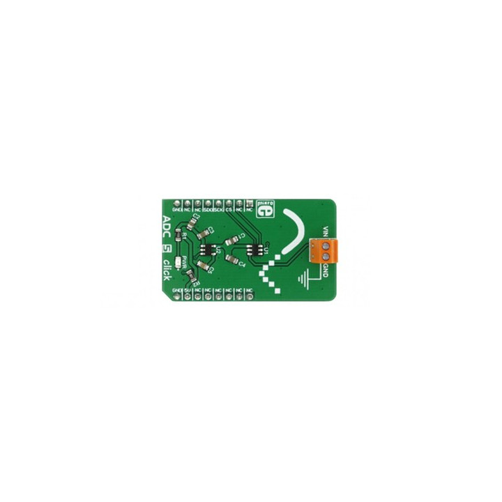 MIKROE-2840 Module Mikroelektronika ADC 5 click pour arduino et Raspbery