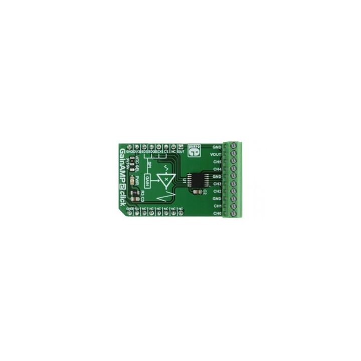 MIKROE-2859 Module Mikroelektronika GainAMP 2 click