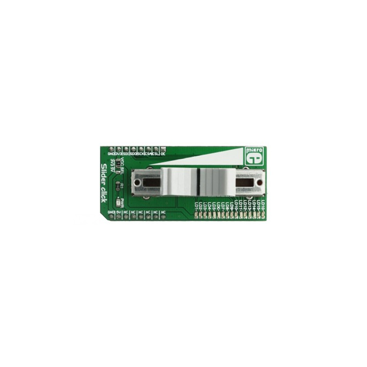 MIKROE-2702 Module Slider Click avec 16 leds de positions