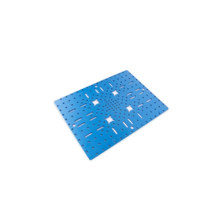MAK62475 Base aluminium 248 x 184 mm pour robot et apprentissage STEM