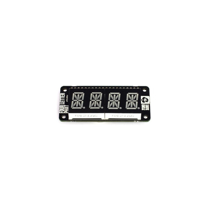 PIM266 Module afficheur Four Letter pHAT Pimoroni pour Raspberry Pi 3