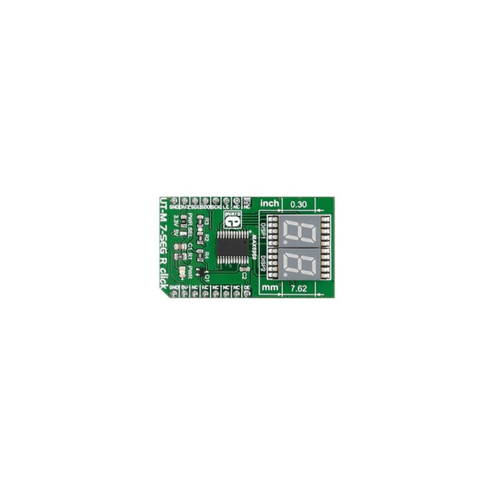 MIKROE-2746 Module afficheur 7 segments UT-M 7-SEG R click