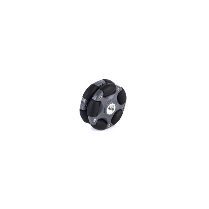 MAK87085 - Roue double "à rouleaux" diamètre 58 mm pour robotique