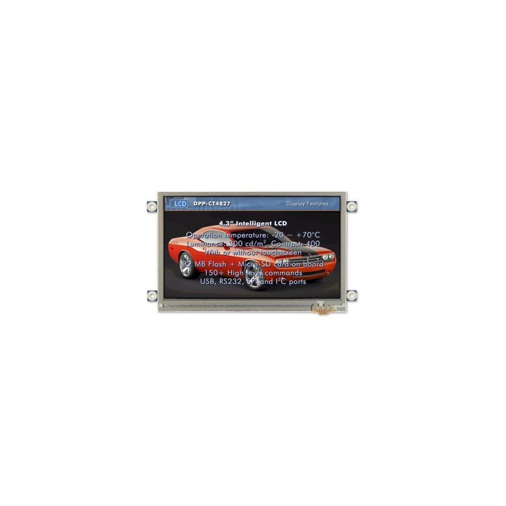Afficheur tactile couleur intelligent 4,3 " DPP-T43 demmel product