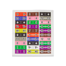 Etiquettes de marquage pour vos fils de mesure pour boitier "Analog Discovery 2" - Digilent