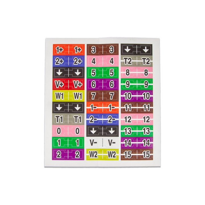 Etiquettes de marquage pour vos fils de mesure pour boitier "Analog Discovery 2" - Digilent
