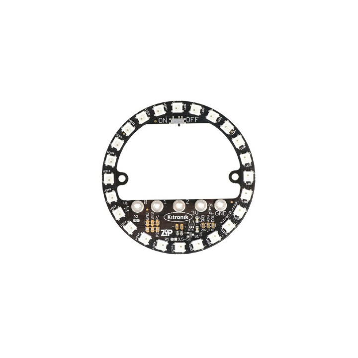 Platine Kitronik ZIP Halo 24 led RGB pour carte micro:bit