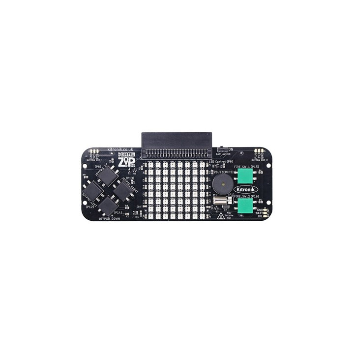 Mini console de jeux GAME ZIP 64 Kitronik pour carte micro:bit