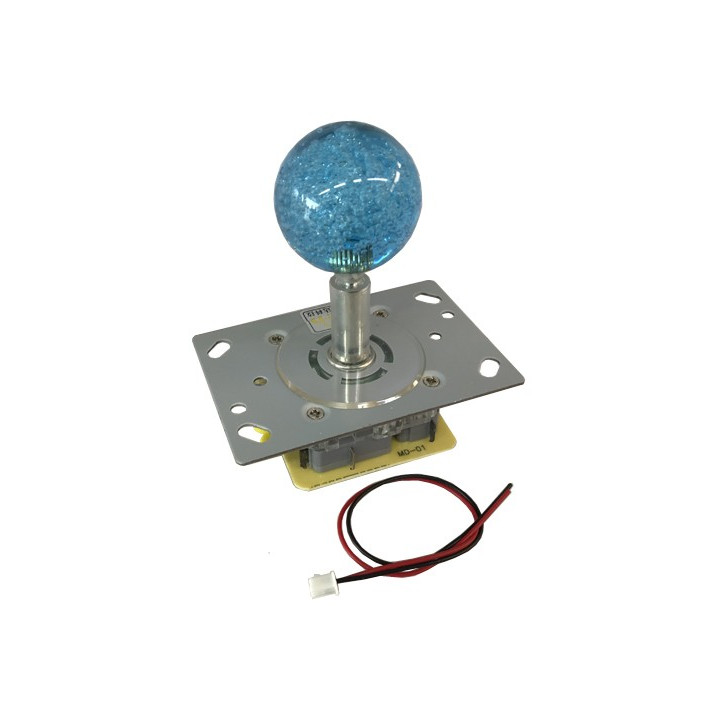 Joystick lumineux bleu pour borne d'arcade