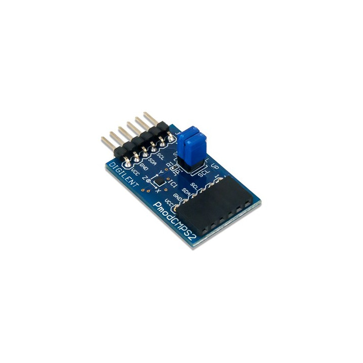 PMODCMPS2 Boussole électronique MMC34160PJ avec bus I2C pour arduino