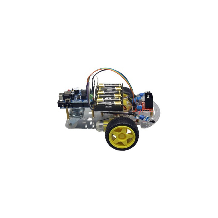 Robot éviteur d'obstacle Cebek compatible arduino (piles non livrée)