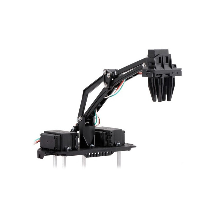 POL3550 Bras articulé Pololu avec pince pour base robotique Romi