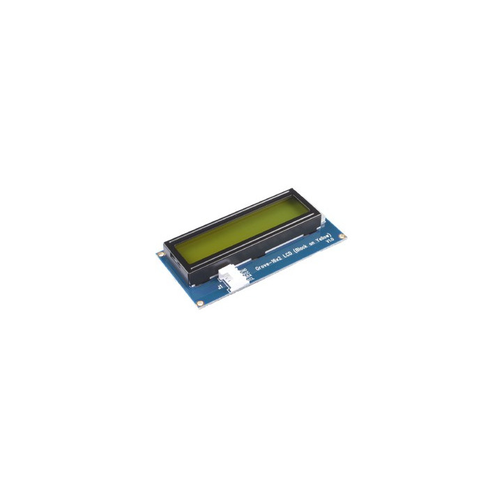 Module Grove Afficheur LCD 2x16 (noir sur jaune) 104020113 pour Arduino