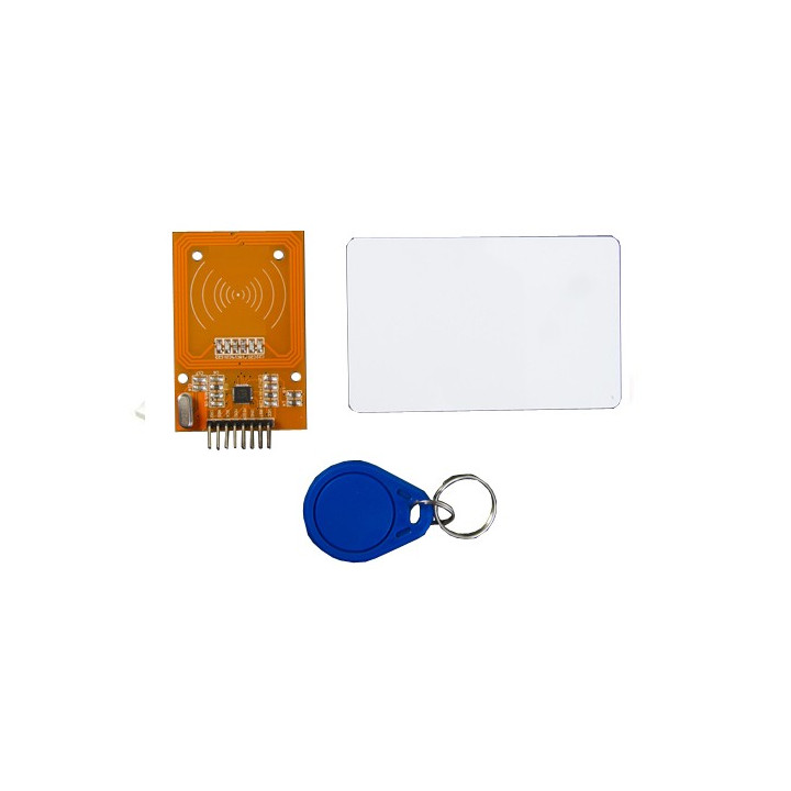 Module lecteur RFID 13.56 MHz  + 2 TAG Mifare® pour arduino