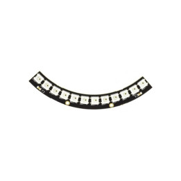 Bargraphe 1/4 Cercle 12 leds RVB adressables Kitronik 35134 compatible NeoPixel