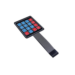 Clavier matricé à membrane 4 x 4 touches pour arduino