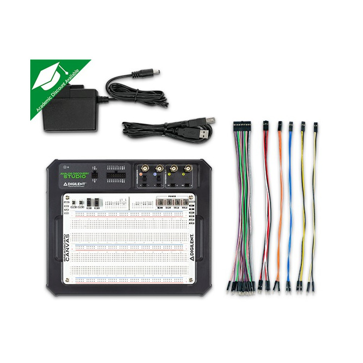 Détail du contenu de la plateforme Analog Discovery Studio (tarif académique) - Digilent