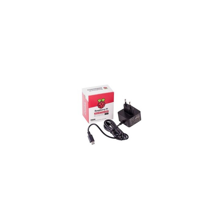 Alimentation 5 Vcc / 3 A à sortie sur USB Type-C pour Raspberry Pi 4